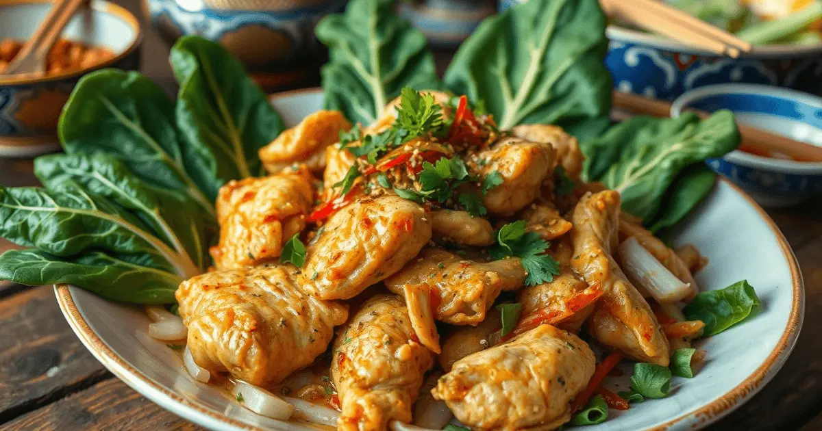 hmong cabbage and chicken recipe