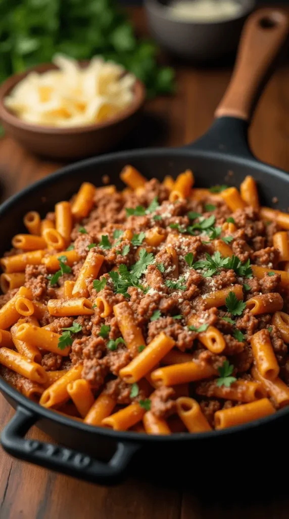 Ground Beef Pasta Skillet: One-Pot, No-Fuss Comfort Food