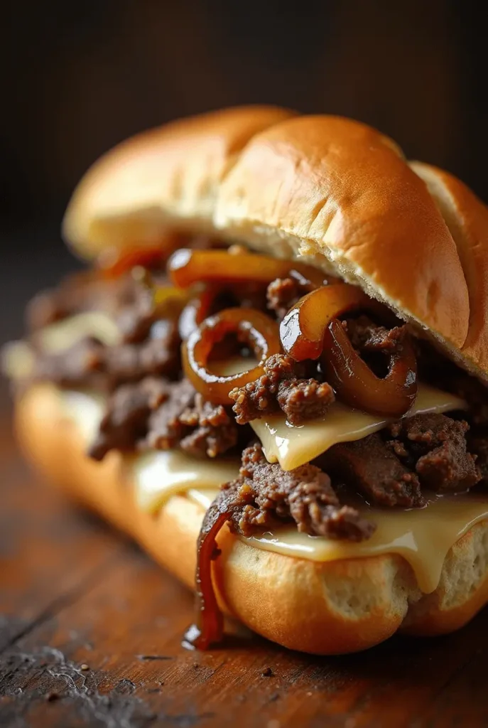 How To Make Shaved Beef Philly Cheesesteak Sandwich