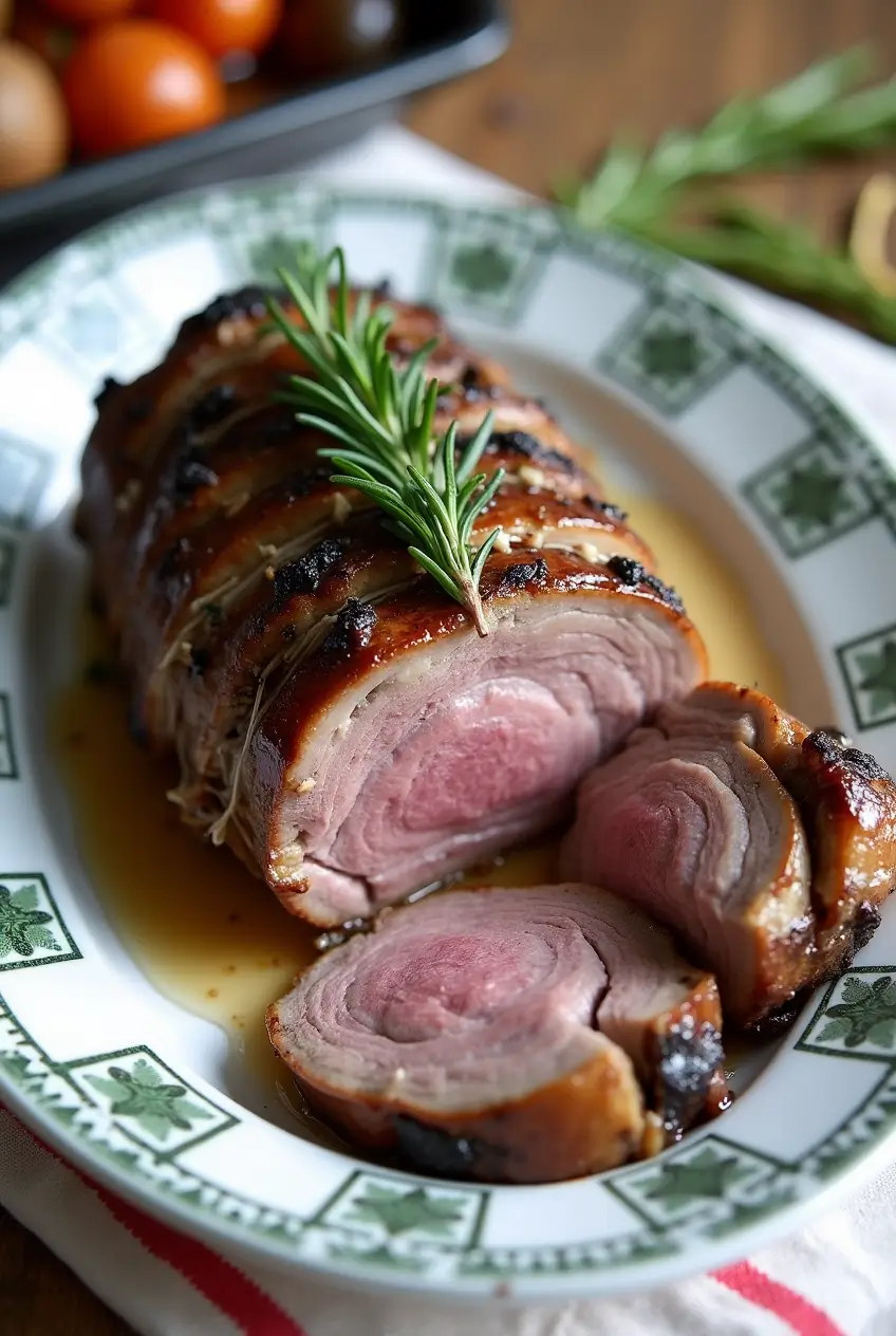 Oven-roasted lamb Tenderloin (Perfect for Even Cooking)