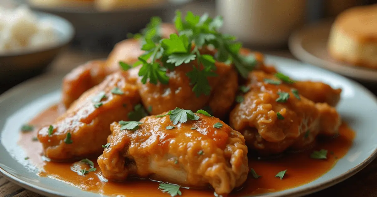 smothered turkey wings recipe