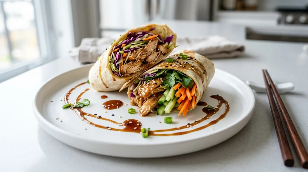 Asian Sesame Chicken Wrap