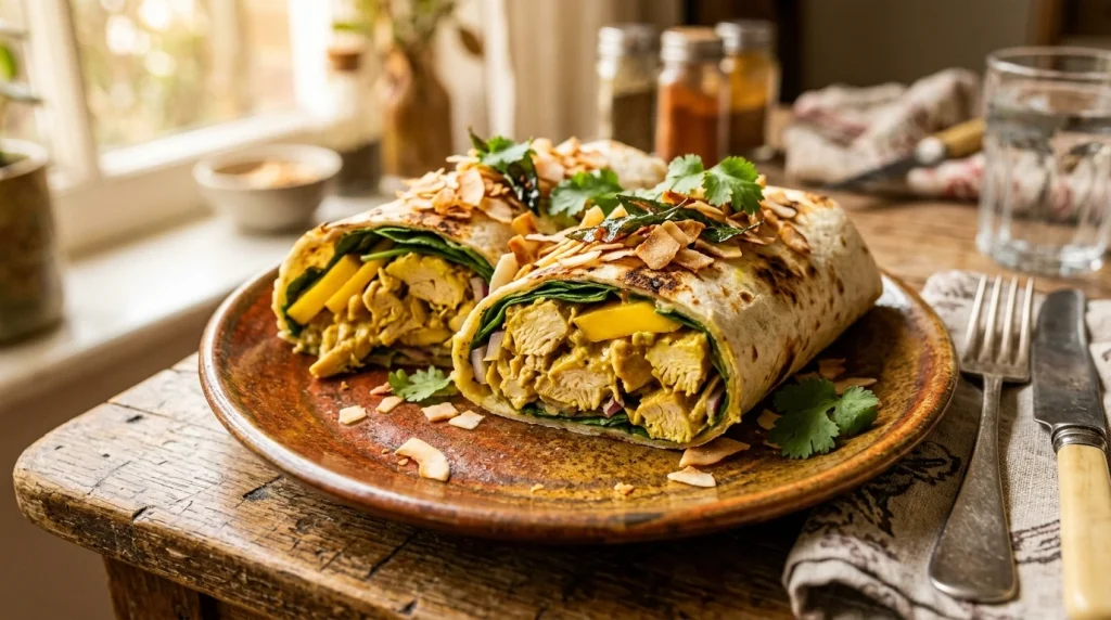 Curried Chicken Wrap