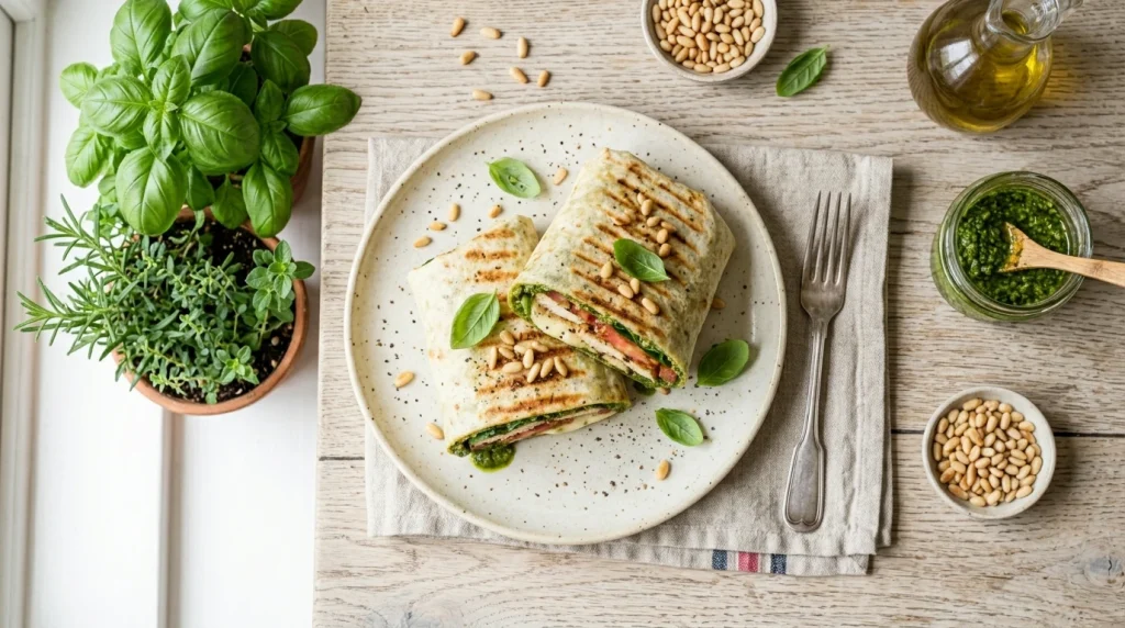 Pesto Chicken Wrap