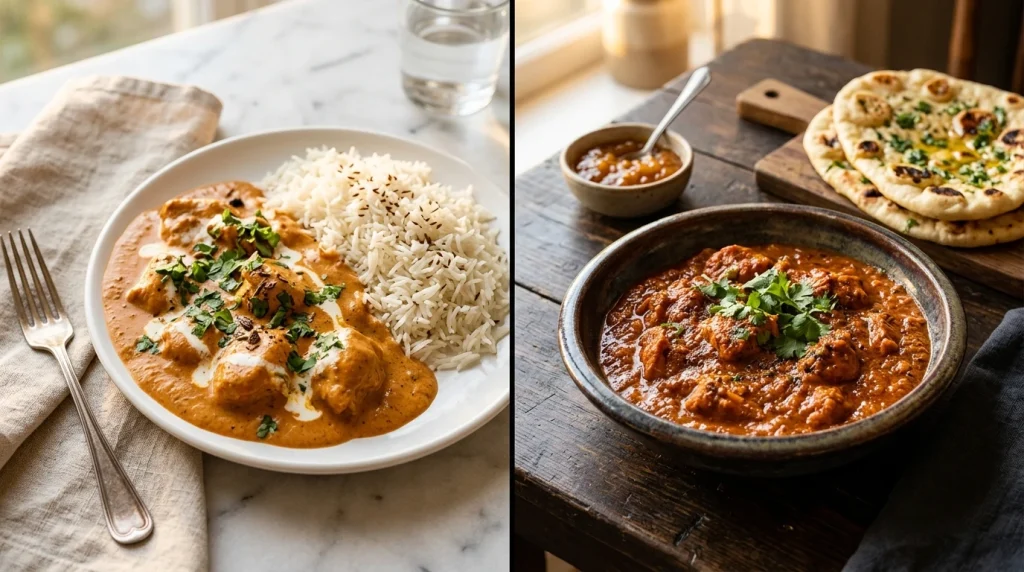 butter chicken Variations