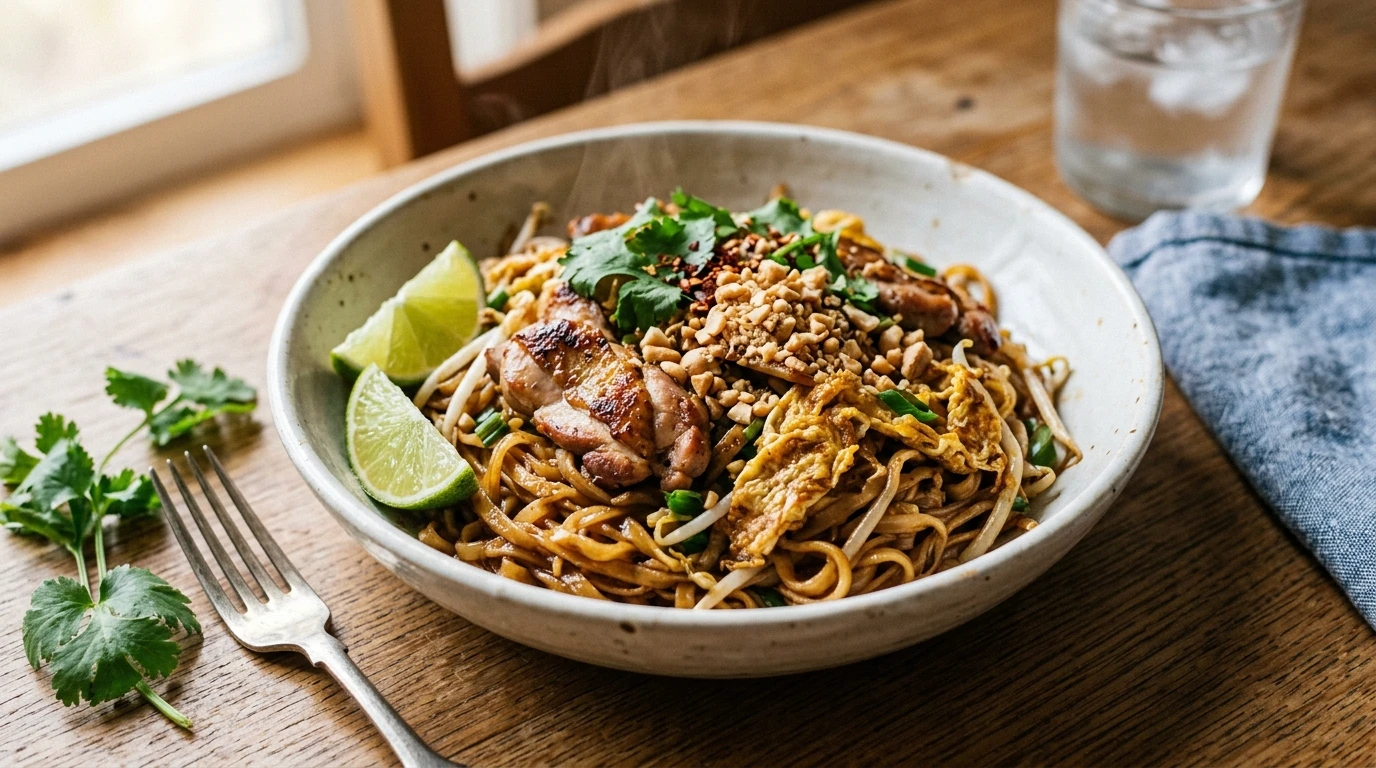 15 Easy Healthy Chicken Pad Thai Recipes You’ll Make on Repeat