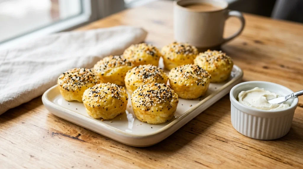 Bagel egg Bites With Cream