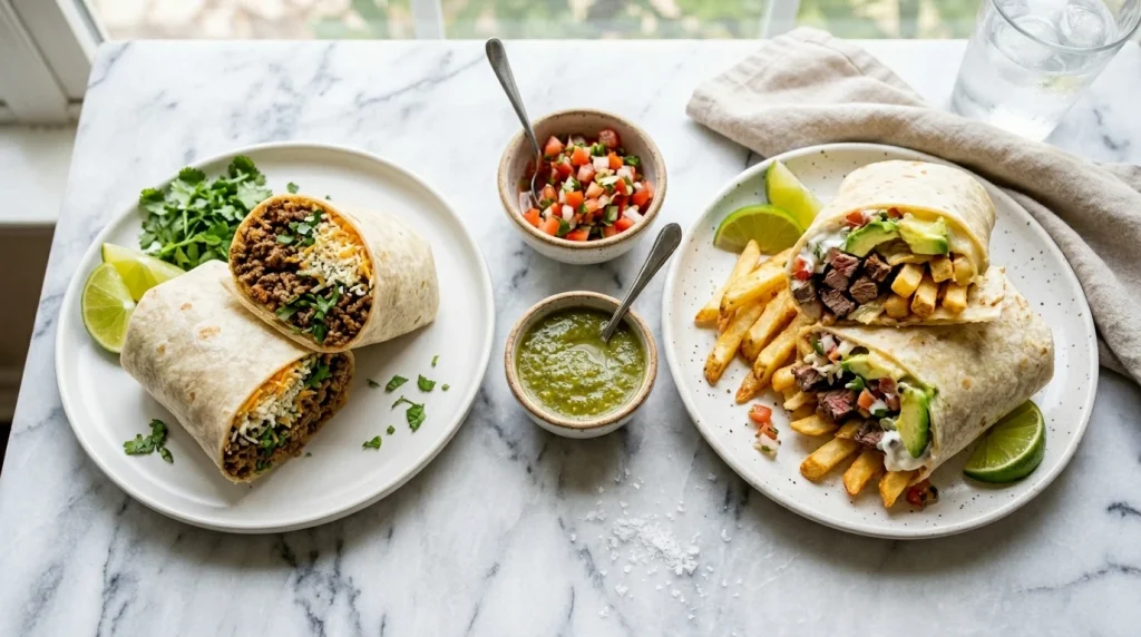 Beef burrito variation