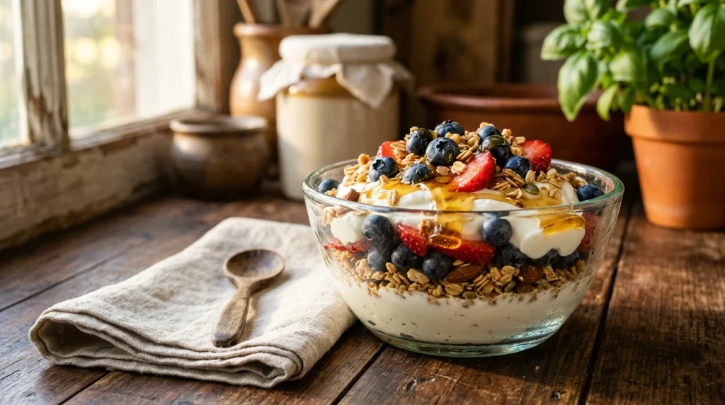 Greek Yogurt Parfait Bowl