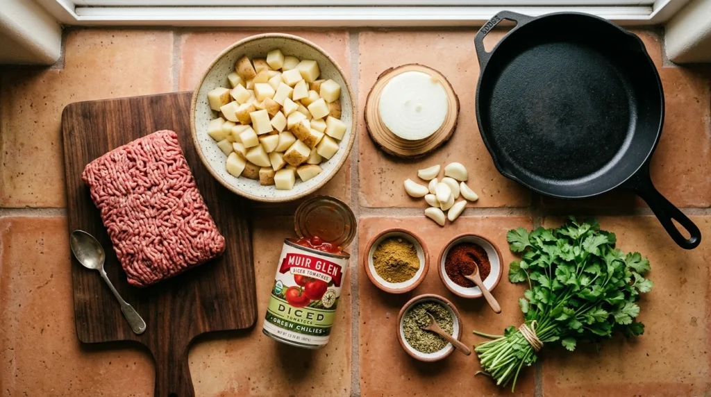 Mexican picadillo ingredients