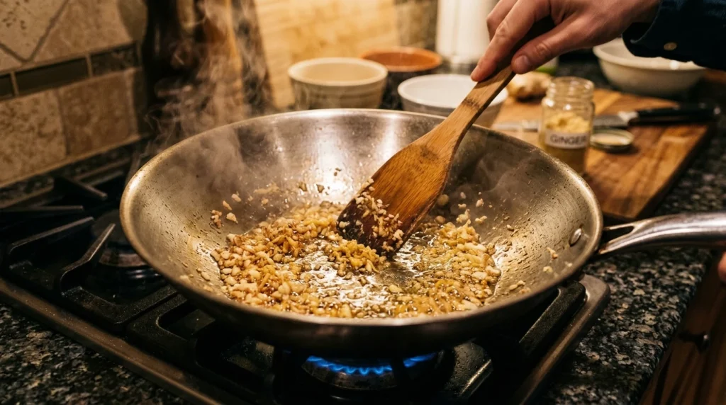 Mongolian noodle making
