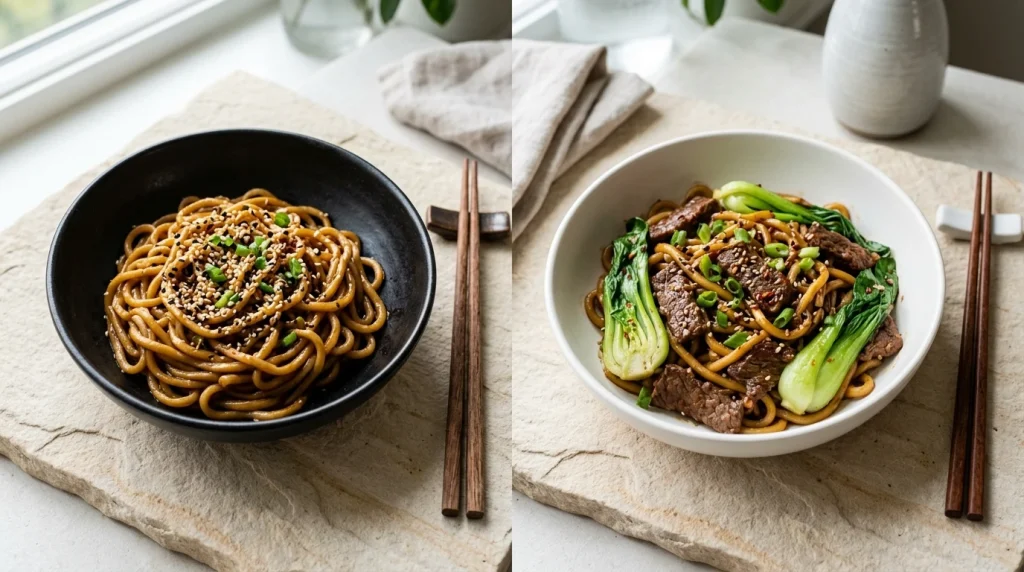 Mongolian noodle variations