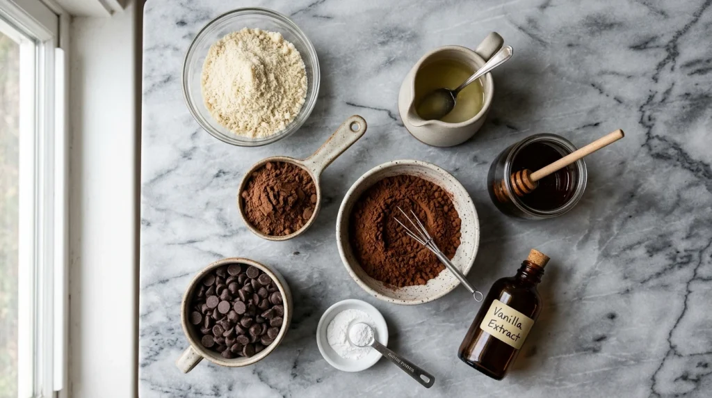 Protein Vegan Brownies ingredients