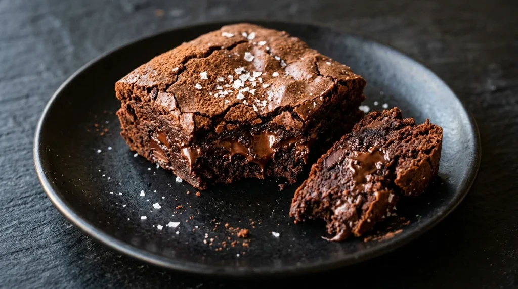 Protein Vegan Brownies slice