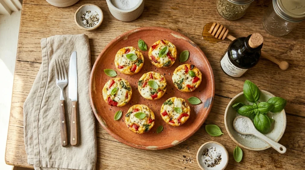 Roasted Red Pepper egg Bites