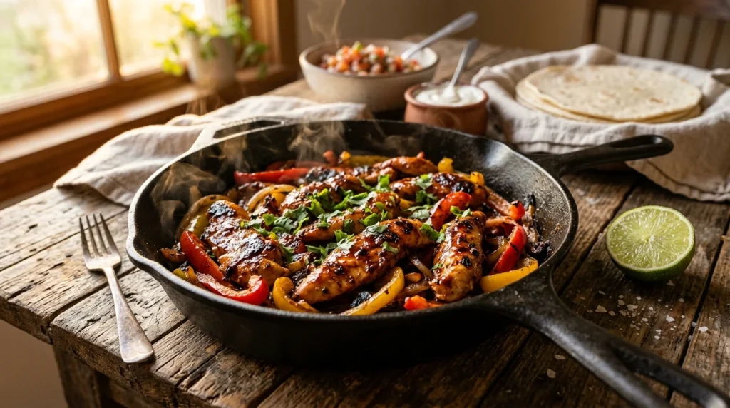 Smoky Chipotle Honey Fajitas