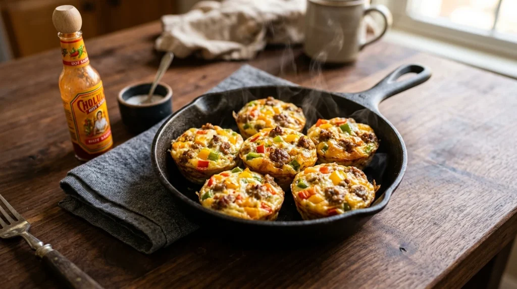 Turkey Sausage egg Bites