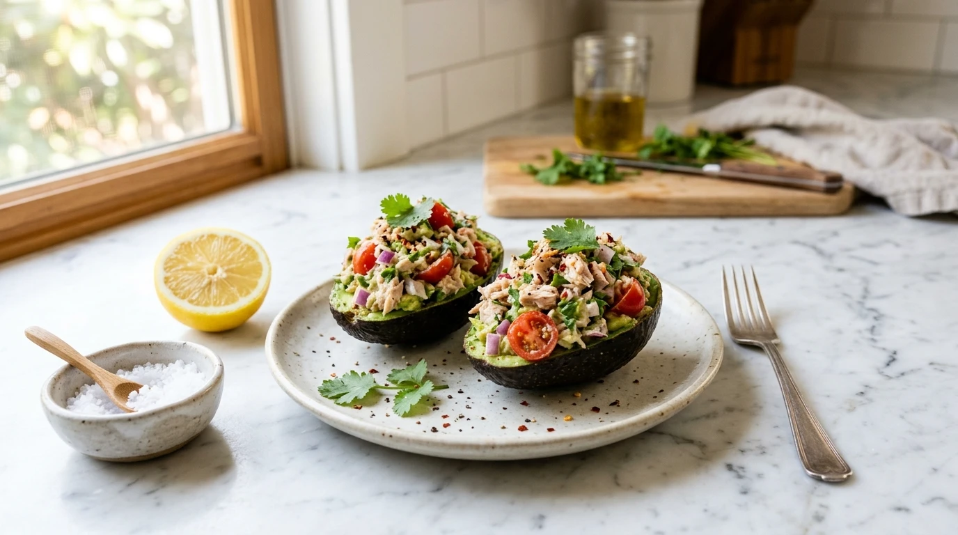 Avocado Tuna Salad Ready in 10 Minutes