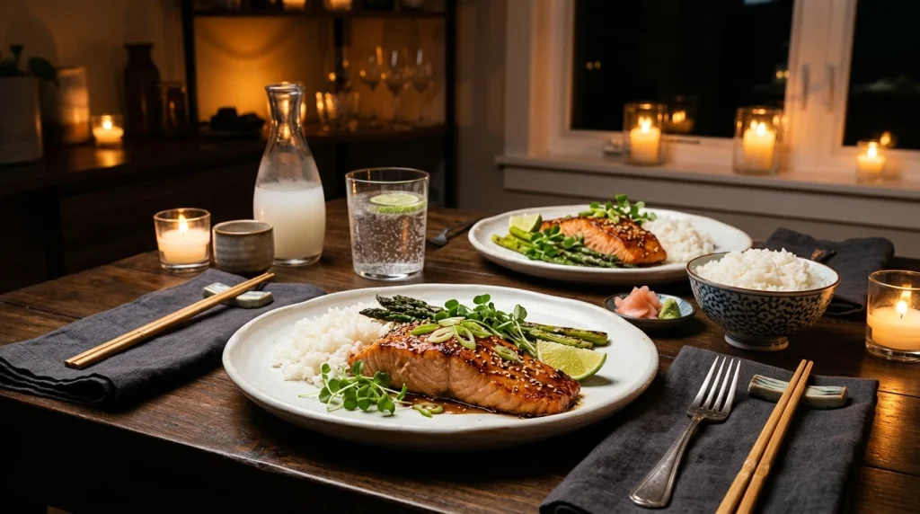 baked miso salmon servings