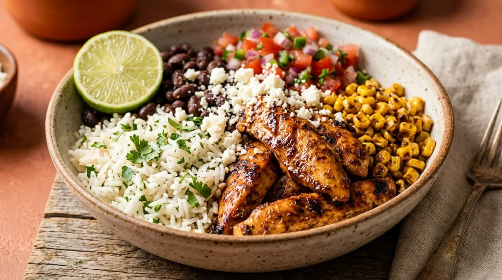 chicken burrito bowl recipe
