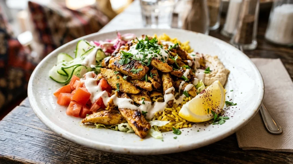 chicken shawarma bowl