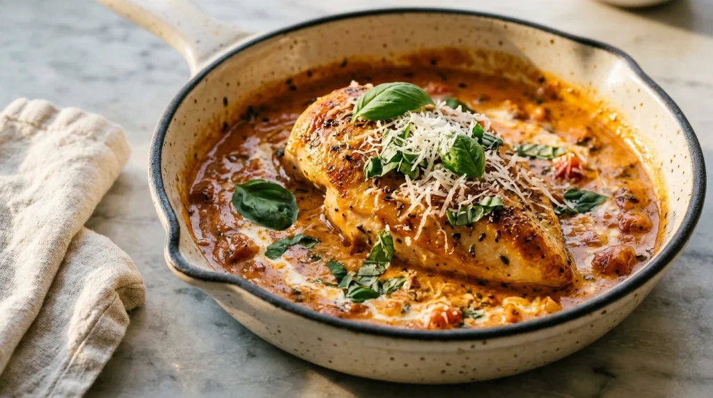 closer creamy tomato chicken
