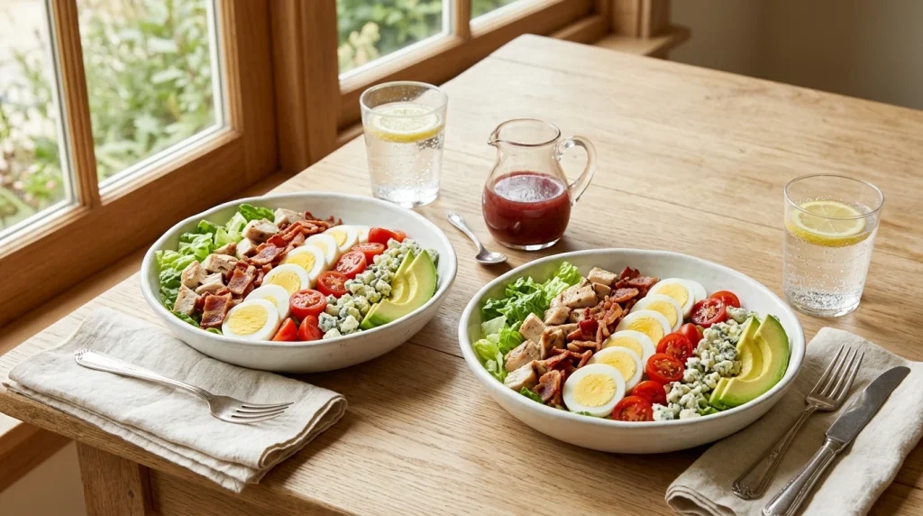 cobb salad serving