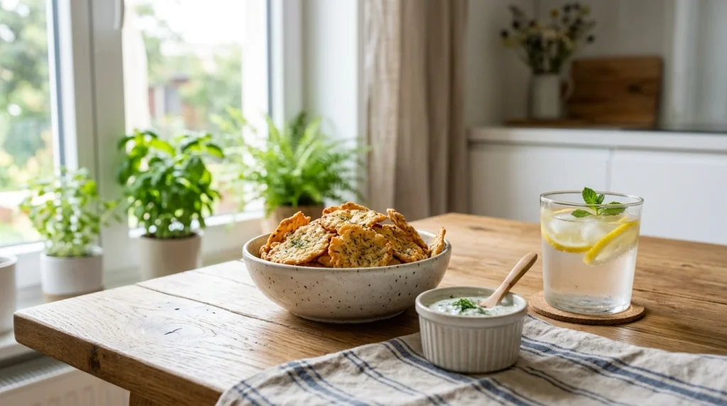 cottage cheese chips servings