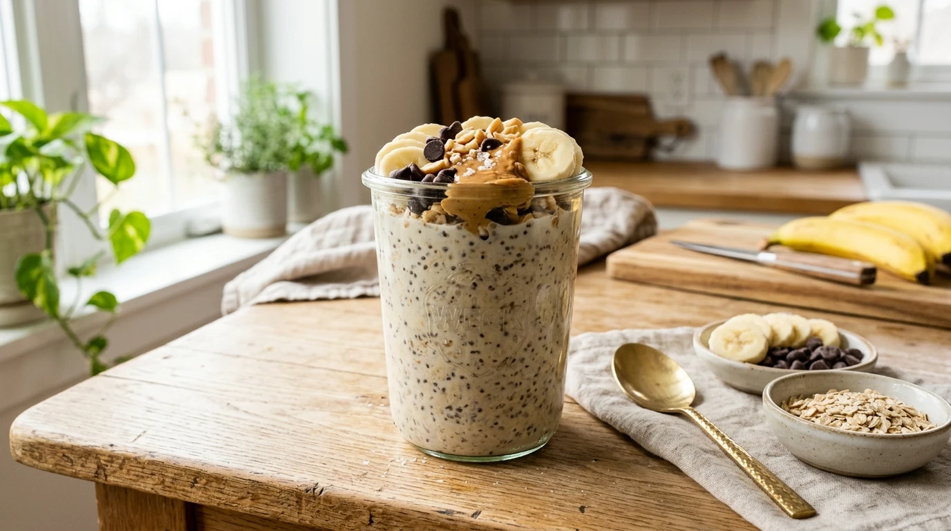 High Protein Overnight Oats Ready in 5 Minutes So You Have Zero Excuses