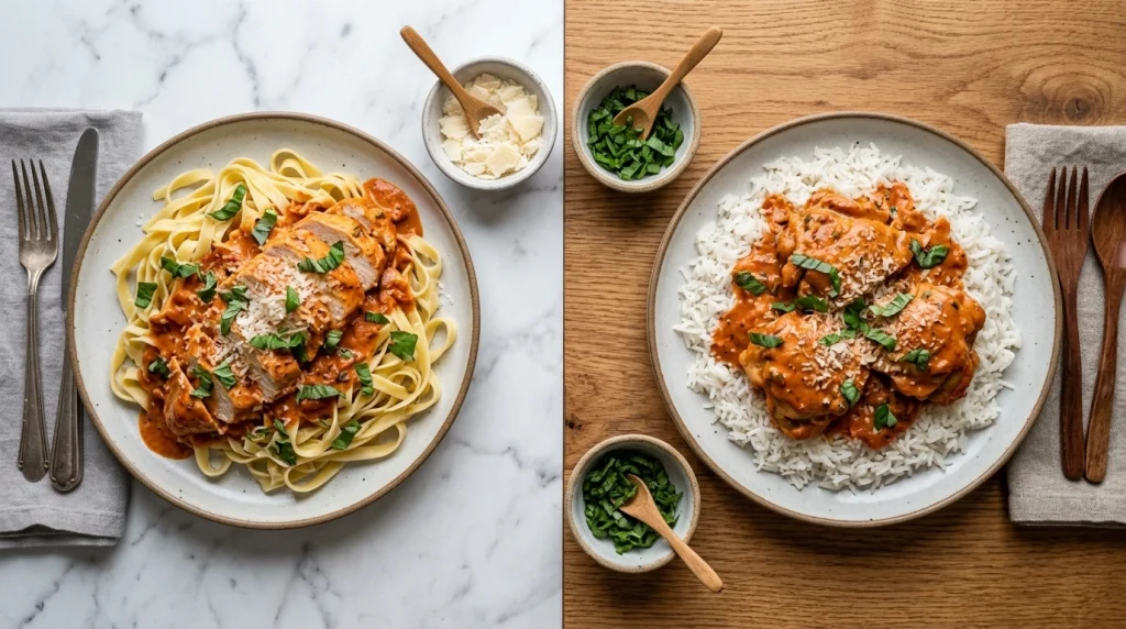 creamy tomato chicken variations