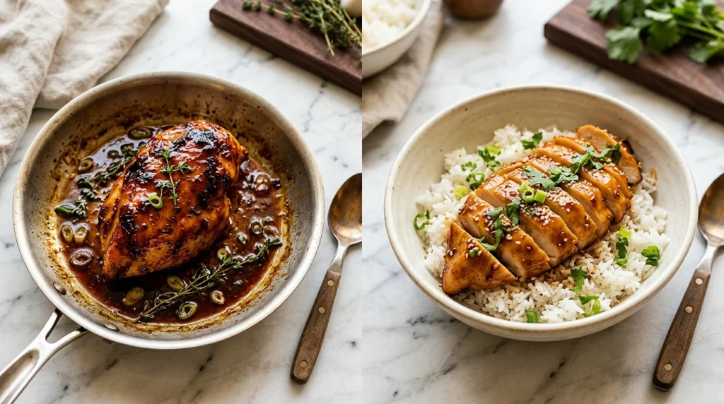glazed chicken variations