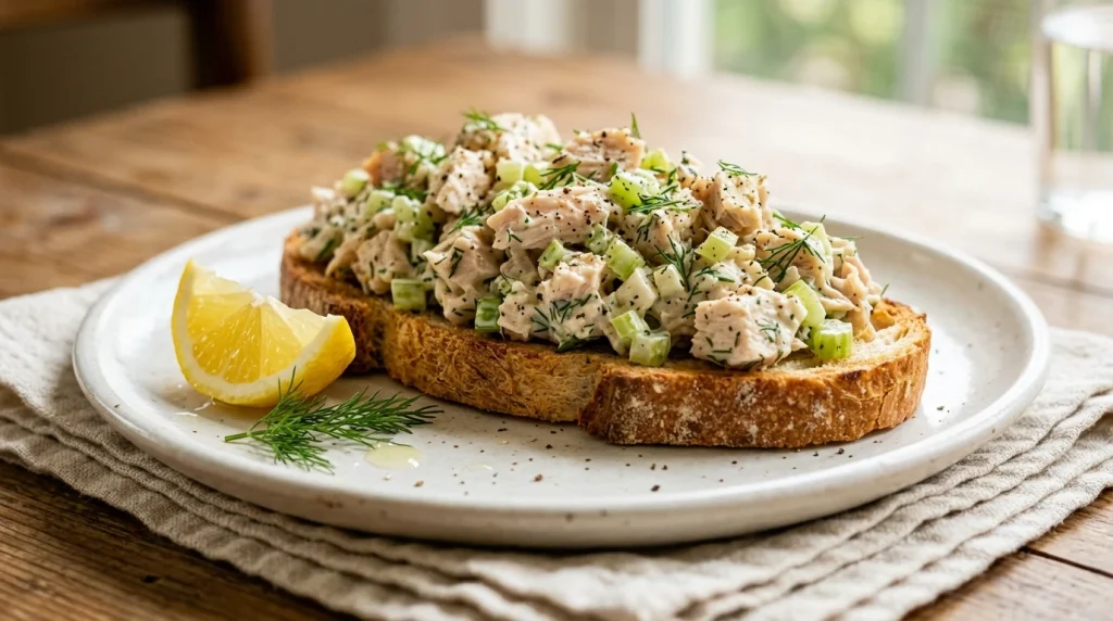 high protein chicken salad