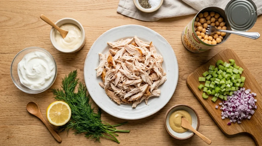 high protein chicken salad ingredients