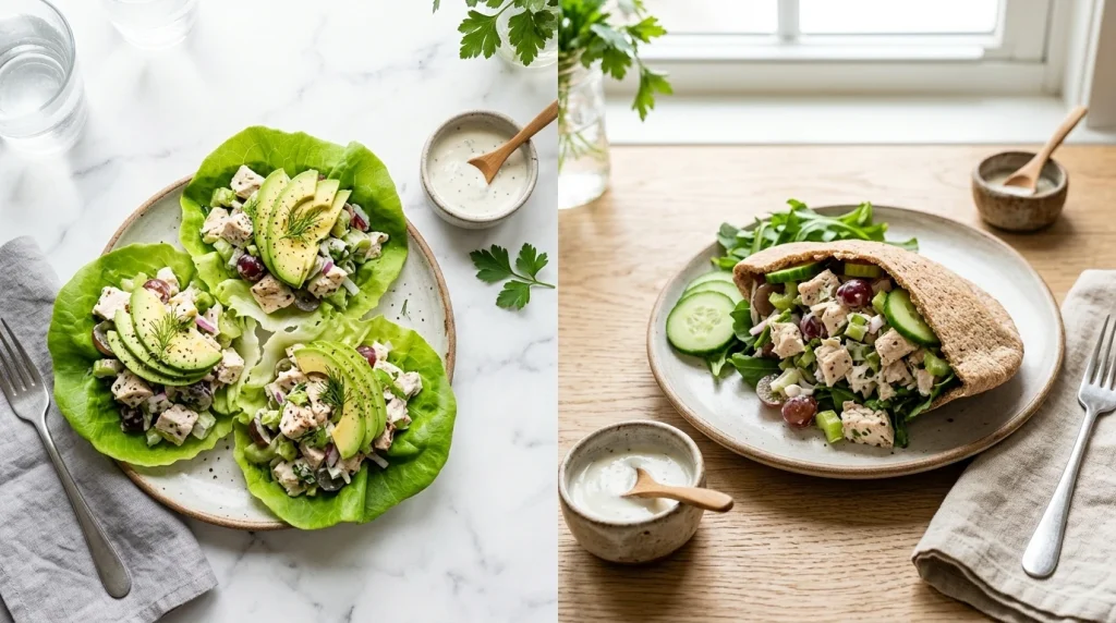 high protein chicken salad variations