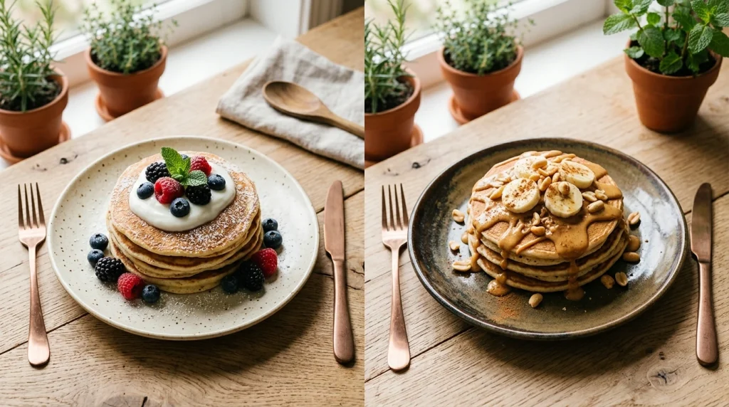 high protein pancakes variations
