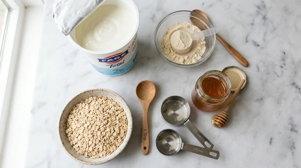 protein greek yogurt cookies ingredients