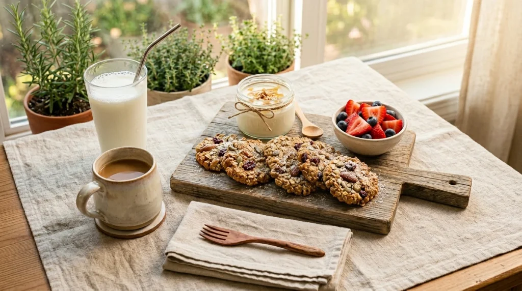 protein greek yogurt cookies serving