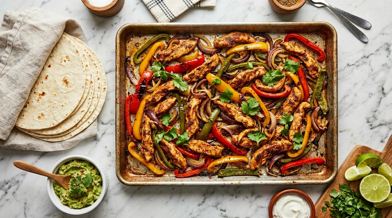 Sheet Pan Chicken Fajitas No Mess, No Stress, Just Flavor