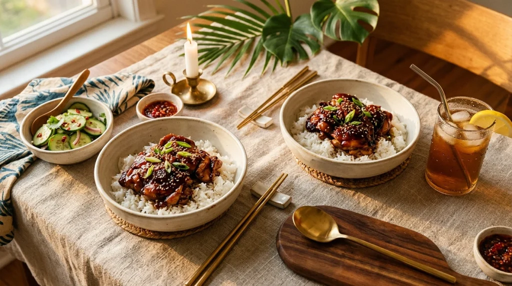 shoyu chicken servings