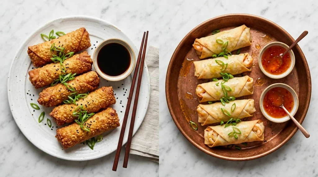 shrimp egg roll variations