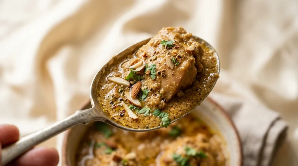 spoonful of badami chicken curry