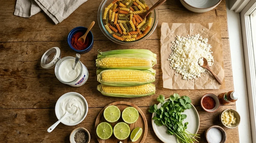 street corn pasta salad ingredients