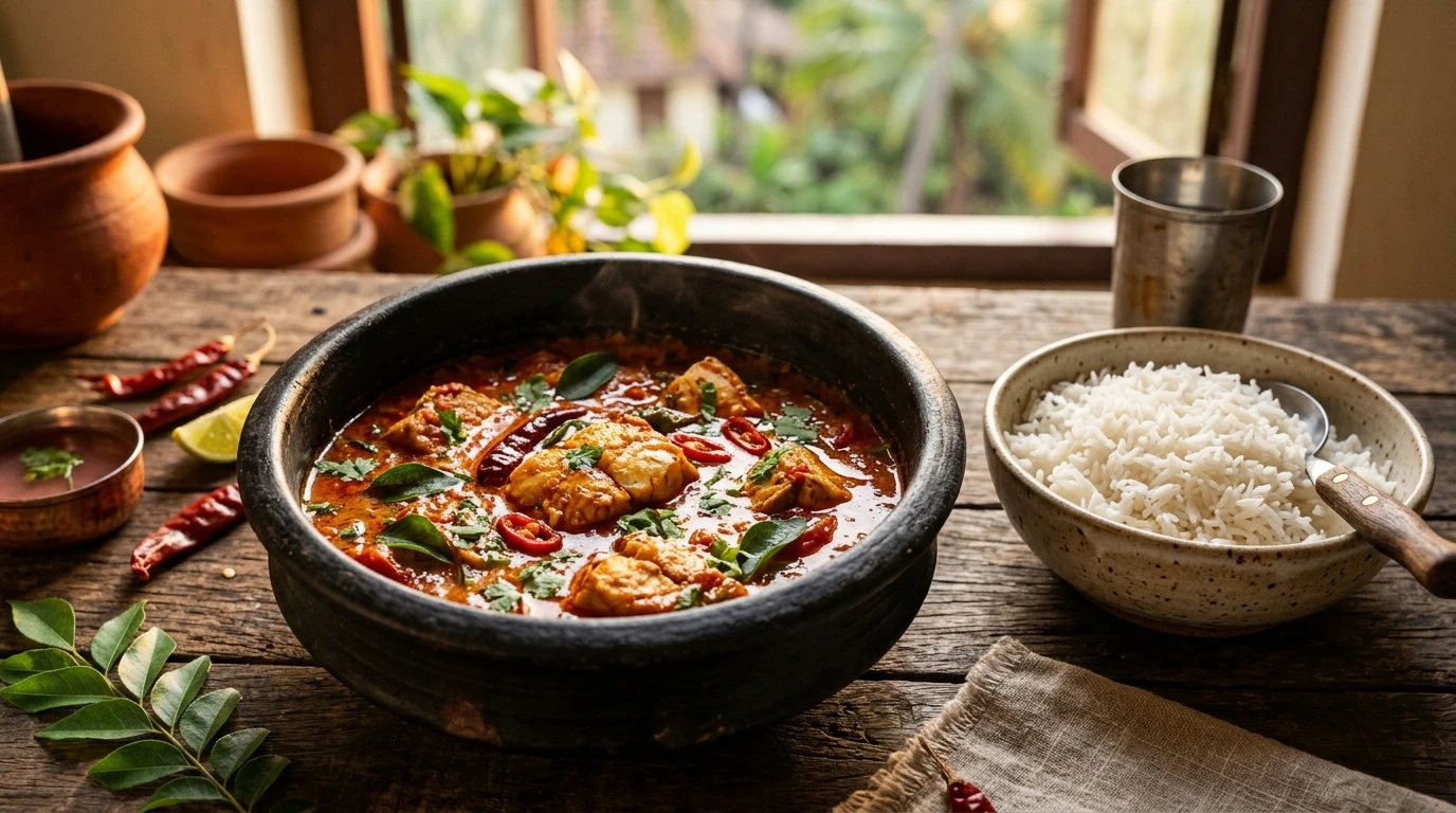 Goan Fish Curry With That Perfect Tangy Coconut Flavor Ready in 35 Minutes