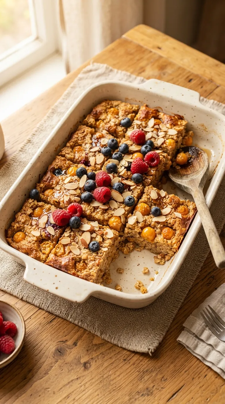 Aesthetic brunch spread ideas Berry Baked Oatmeal
