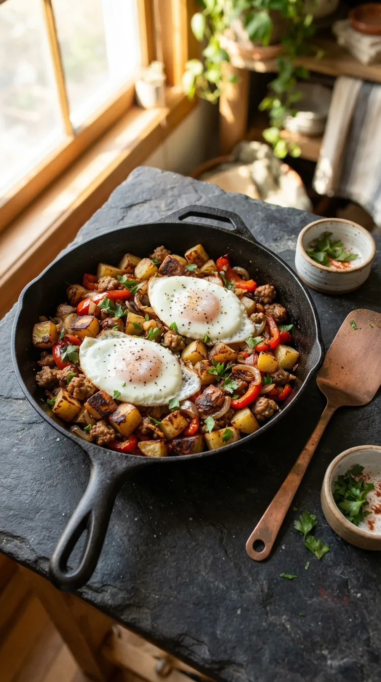 Aesthetic brunch spread ideas Crispy Potato Hash