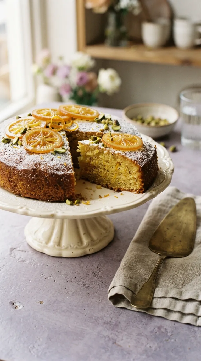 Aesthetic brunch spread ideas Orange Cardamom Cake