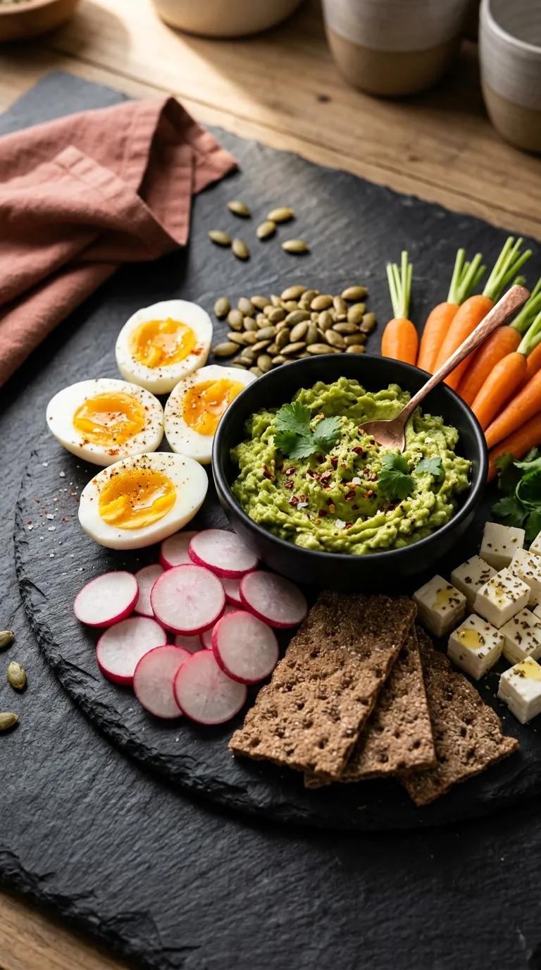 aesthetic high protein snack ideas Egg Avocado Board