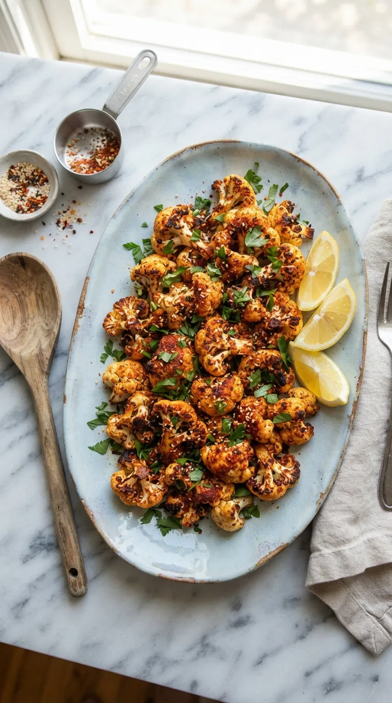 air fryer spicy bites recipes Spicy Cauliflower Bites
