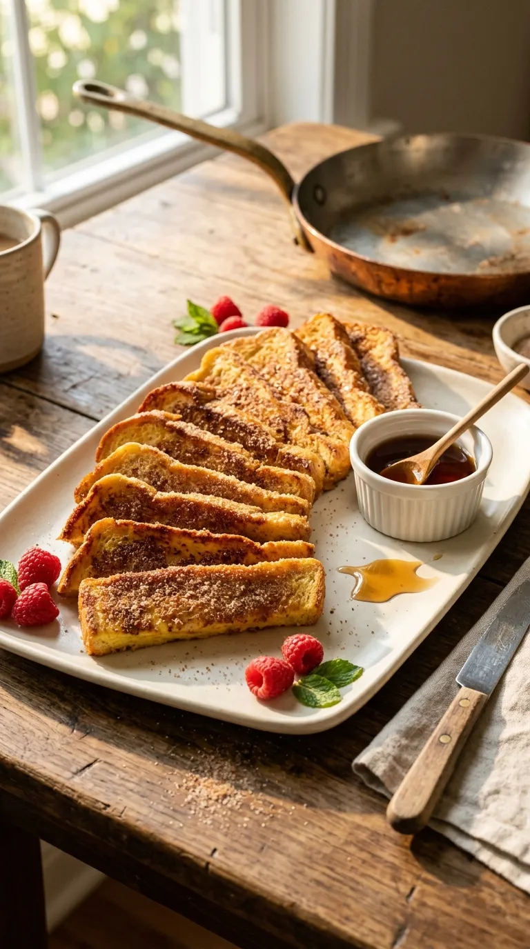 Breakfast ideas for kids Cinnamon French Toast Sticks
