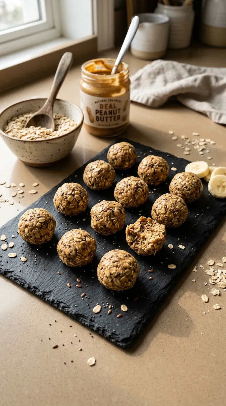 Breakfast ideas for kids Peanut Butter Oat Balls